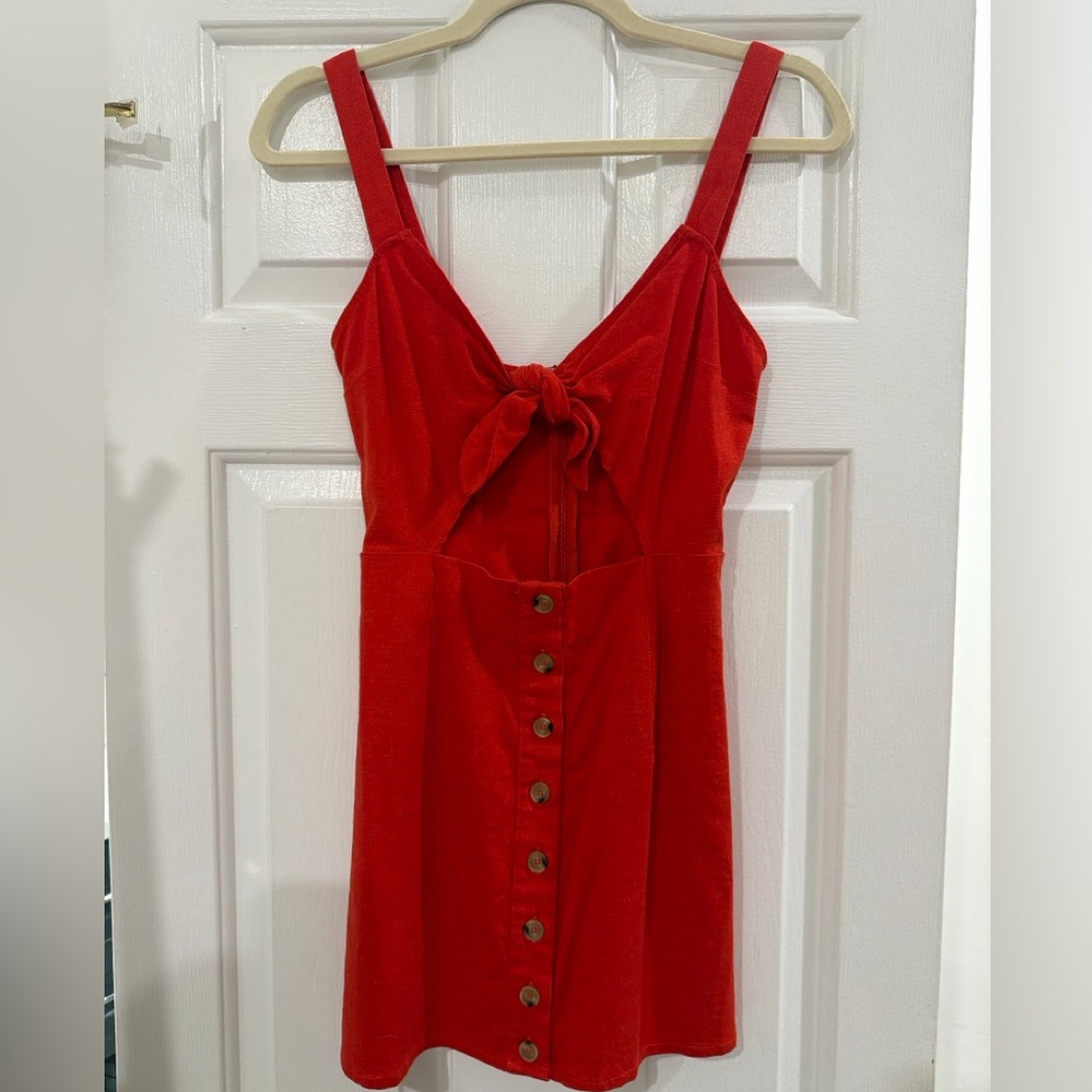 Skylar + Madison Red Strapless Dress